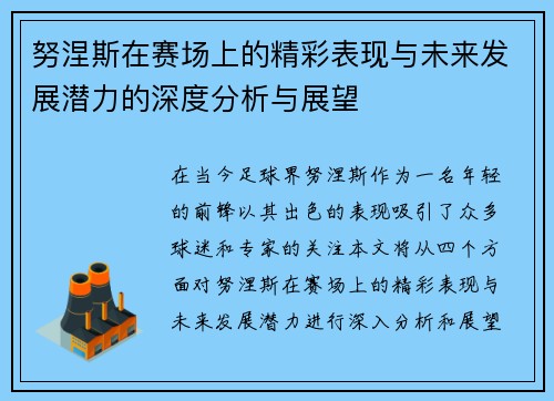 努涅斯在赛场上的精彩表现与未来发展潜力的深度分析与展望